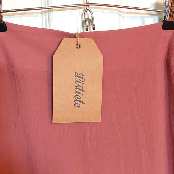 Listicle Mauve Wide-Legged Pants - Picture 3 of 7